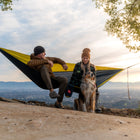 Grand Trunk - Double Deluxe Hamac double avec sangles - Vert olive / Kaki-Comprend un sac de rangement pour des déplacements sans souci