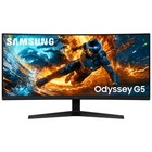 Samsung - Moniteur de jeu incurvé 34 po Odyssey G5 - LS34HG550ENXZA-Résolution ultra-large UWQHD (3440 x 1440)