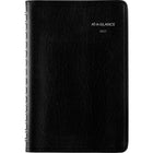 AT-A-GLANCE - Cahier de rendez-vous quotidien 2027 - 8 po H x 4 7/8 po l - noir - anglais-12 mois : janvier 2027 à décembre 2027