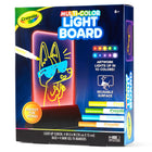Crayola - Tableau lumineux multicoloure-REMARQUE GÉNÉRALE : Nécessite 3 piles AAA (non incluses) , les marqueurs à gel lavables sont les seuls marqueurs recommandés pour une utilisation sur le tableau lumineux.