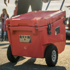 RovR - RollR 60 Glacière rigide à roulettes pintes avec poignée de remorquage - Côté ensoleillé-9