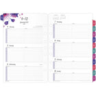 Day-Timer - Recharge d’agenda hebdomadaire floral (2 pages par semaine) 2027 - format bureau - 5 1/2 po H x 8 1/2 po l - anglais-Les bordures douces Day-Timer rendent ces recharges proprement aptes pour le milieu des affaires, mais agreables à l'oeil