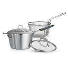 Tramontina - Pro Fusion Friteuse profonde antiadhésive de 5,5 Qt avec couvercle – Progris-Alliage d’aluminium épais