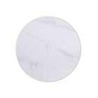 Manhattan Comfort - Ensemble de 2 tables : table basse moderne Anderson 71,5 cm et table d’appoint 40 cm - Crème-Le plateau de la table basse mesure 28,15 pouces de diamètre Le plateau de la table d’appoint 1,0 mesure 15,75 pouces de diamètre