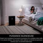 Shark - Purificateur d'air HE401C à 4 ventilateurs avec filtre HEPA-SUIVI ET AJUSTEMENT AUTOMATIQUEMENT : Clean Sense IQ suit la qualité de l'air et s'ajuste automatiquement pour maintenir constamment un air pur dans votre maison. Le panneau de commande facile à utiliser affiche les données en temps réel.