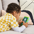 LeapFrog - V-Pocket, ma console éducative -Anglais - Paquet de 4-Glissez et sautez pour collecter des lettres avec le Pingouin, aidez un insecte affamé à manger des chiffres et attrapez des formes avec un singe