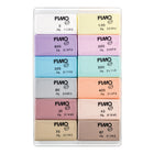 Staedtler couleurs pastel assorties FIMO, paquet de 12-Ensemble de 12 demi-blocs de couleurs pastel emballés individuellement