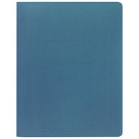 Merangue - Couverture de rapport - 11 1/2 po x 9 1/8 po - bleu pâle - paquet de 25-Couverture de rapport au fini cuir