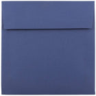 JAM Paper - Enveloppes d'invitation carrées - 6 x 6 - bleu présidentiel - Paquet de 25-Les enveloppes sont faites de papier de 28 lb avec une finition texturée