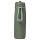 b.box - Bouteille isotherme à couvercle rabattable - 690 ml - Olive-Compatible avec la plupart des porte-gobelets de voiture standard (diamètre recommandé > 80 mm)