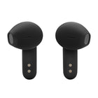JBL - Vibe Flex 2 - Écouteurs sans fil - Noir-4 micros pour des appels clairs et nets: Deux micros sur chaque écouteur captent et transmettent clairement votre voix tout en réduisant le bruit ambiant. Vous pouvez donc passer des appels clairs et nets même lorsque vous marchez dans un parc très fréquenté par temps légèrement venteux