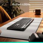 Logitech - Signature Slim Solar+ K980, clavier sans fil - Graphite-Pensé pour durer : un clavier Bluetooth sans fil conçu pour résister à 10 millions de frappes avec une batterie durable qui fonctionne jusqu’à 10 ans