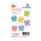 TREND enterprises - Ensemble de minis accessoires Papillons de jardin - Paquet de 36 -Découpé avec du papier cartonné durable. 6 couleurs, 6 de chaque, pour 36 par paquet