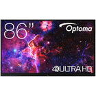 Optoma Technology - Moniteur tactile commercial 3863RK 86 po UHD 4K-Résolution native UHD 4K (3840 x 2160)