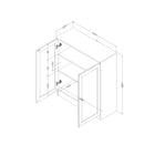 South Shore - Essence - Armoire de rangement avec 2 portes - Chêne blanchi-Assemblage requis : nos produits nécessitent d’être assemblés. Cependant, soyez sans crainte! Chaque meuble vient avec un guide détaillé pour que vous viviez une expérience de montage sans souci.