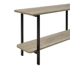 Manhattan Comfort - Console moderne Celine 70,87 po - Gris-Assemblage à domicile requis Tout le matériel inclus