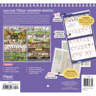 MotherWord - Calendrier mural mensuel 2025-2026 à onglets - 11 po H x 12 po l - français-Chaque page couleur est remplie d'illustrations de l'artiste canadien Scott Lucescu