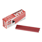 JAM Paper - Agrafes colourées de taille standard - rouge rubis - Paquet de 5000-Quantité : 5 000 unités par boîte | Emballés en rangées pour un chargement efficace et des performances fiables.