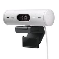 Logitech - Brio 500 Webcam HD avec Expo Auto, Cadrage Auto- Off-white-Qualite d'image avancee : La resolution de la webcam 1080p Full HD offre une qualite d'image incroyable pour que tous les participants puissent vous voir clairement pendant les reunions
