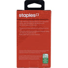 Staples - Câble HDMI 1,4 - 4 pi-Performance supérieure – Prend en charge la 3D, la haute définition intégrale 1080 p et 4K Full HD, et dispose de connecteurs plaqués or ainsi que d’un son ambiophonique sans perte