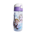 Danawares Disney Frozen Push Water Bottle - 500 ml-Straw folds in to keep it clean
