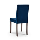 Modway - Prosper 5 pièces Velours rembourré Ensemble à manger - Cappuccino Navy-Cadre en caoutchouc
