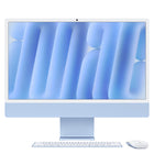 Apple - iMac 24 po - Puce M4 - GPU 10 cœurs - 256 Go SSD - Mémoire unifiée 16 Go - Bleu - Anglais-S’harmonise à votre espace: Avec sa finesse prodigieuse et ses sept couleurs pimpantes, cet ordinateur de bureau tout-en-un donne du style à n’importe quel espace.