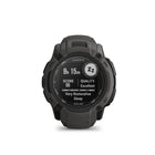 Garmin - Instinct 2X Solaire - Graphite-Pour vous guider dans des conditions de faible luminosité, une lampe de poche multi-LED intégrée fournit des intensités variables et un stroboscope qui correspondent à votre cadence de course, ainsi qu'un mode lumière de sécurité rouge pour vous aider à garder un œil sur votre environnement nocturne
