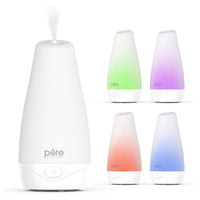 Pure Enrichment - Diffuseur d'arômes PureSpa-Désodorisant entièrement naturel : ajoutez simplement 100 ml d'eau et 3 à 5 gouttes de vos huiles essentielles préférées pour une couverture aromatique puissante qui dure jusqu'à 7 heures.