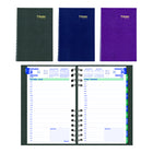 Blueline - 2025 Agenda quotidien CoilPro Couverture rigide - 8 po x 5 po - Couleurs assorties - Bilingue-L'avenir de la planification est ici. Blueline est fier de présenter l'application de rappels Blueline inkLink qui relie votre agenda à votre téléphone. Restez organisé comme jamais auparavant grâce à nos agendas Blueline et la technologie du Code QR. Priorisez des rappels, recevez des notifications, prennez des notes et dressez des listes de tâches. Disponible dès maintenant sur App Store et Google Play