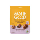 Made Good - Bouchees Granola Biologics Chocolat Banane - 100g - Paquet de 6-Certifié biologique