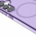 Avana - Coque Mist Compatible MagSafe Galaxy S25 - Lavande-Résistance aux rayures avec auto-réparation