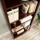 Sauder - Bibliothèque Arch à 5 étagères - Cerisier Select-Service de confiance sauder : Pour toute question sur le produit ou l'assemblage, nous sommes là pour vous aider