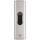 Transcend - Disque SSD portable ESD320A - 1 To - Argent-Le SSD portable ESD320A de Transcend offre un taux de transfert ultra-rapide de 10 Gbit/s et une technologie de cache SLC de pointe, offrant des vitesses R/W fulgurantes allant jusqu’à 1050/950 Mo/s.