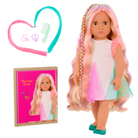 Our Generation - Poupée Cheveux - Tessie 46 cm-Tressez, jouez et coiffez toute la journée avec la poupée Our Generation From Hair to There Tessie!