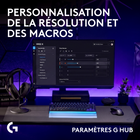 Logitech G502 X LIGHTSPEED Souris Gaming Sans Fil - Noir-Faites votre choix : Disponible en noir et en blanc