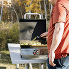 Blackstone - 17" Gril de table avec capot-Allumage piézoélectrique : Système d'allumage facile à utiliser et fiable.