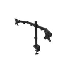 Rocelco - Support de bureau réglable de 45 po avec support pour double écran-Les ressorts à gaz ADR45 peuvent supporter jusqu'à 40 lb