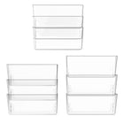 Storex - Classeurs muraux incassables légal - Clair - Paquet de 3-Sans PVC et BPA 