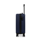 Bugatti - Valise de cabine à coque rigide 21.50 po de la collection Alexandria - Marine-Poignée télescopique avec hauteurs de verrouillage à plusieurs niveaux