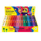 JOVI - Boîte présentoir 30 barres de pâte à modeler Plastilina - Couleurs standards-Formulation à base végétale : Fabriquée à partir d'ingrédients d'origine végétale, la plastiline JOVI offre une alternative plus sûre et plus respectueuse de l'environnement aux pâtes à modeler traditionnelles.