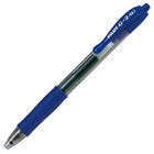Pilot - Stylos à bille roulante encre gel G-2 - rétractable - rechargeable - 0,7 mm - bleu - paquet de 12 (BLG2-7-BE)-Pointe fine, 0,7 mm