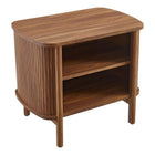 Modway - Cadence Ouvre Table de chevet, Noyer-Assemblée requise