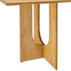 Modway - Rivian Rectangulaire 70 po Bois Table à manger, Chêne-8