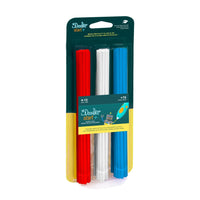 3Doodler - Blister mixte Start+ - Étoiles et Rayures- Sans danger pour les enfants : Notre filament non toxique, sans BPA et à basse température est parfaitement sécuritaire pour les enfants. Ce matériau biodégradable peut même être composté à domicile.