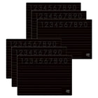 The Pencil Grip - TPG81506 Tapis d'activités - Chiffres et Formes (Recto-Verso) - Lot de 6-Dessinez, effacez, répétez avec ces tapis réutilisables.