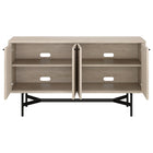 Hudson&Canal - Buffet Richmond 58" L - Aulne Blanc-Nettoyer avec un chiffon doux et sec, sans produits chimiques agressifs ni produits de nettoyage abrasifs