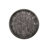 Monarch Specialties - Horloge - 30 po Rond - Surdimensionné Grand - Horloge Murale - Brun - Transitionnel-Horloge murale ronde de 30 pouces, tendance et élégante, avec un cadre en plastique épais en finition marron légèrement vieillie et un fond en bois imprimé, parfaite pour les décors de maison de style transitionnel