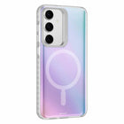 Nimbus9 - Coque Stratus 2 compatible MagSafe pour Samsung Galaxy S25+ - Givre transparent-Prise en main Ridgegrip