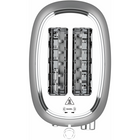 Salton - grille pain numériques NuRetro 2 tranches - argent métallisé-Ramasse miettes en acier inoxydable amovible qui simplifie le nettoyage et garde les comptoirs propres.
